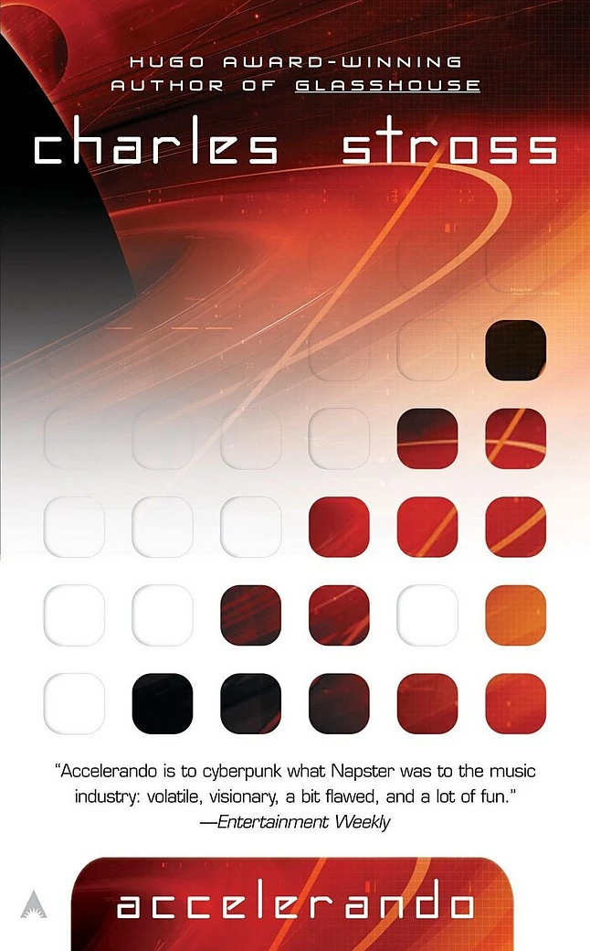 The cover of Accelerando by Charles Stross.