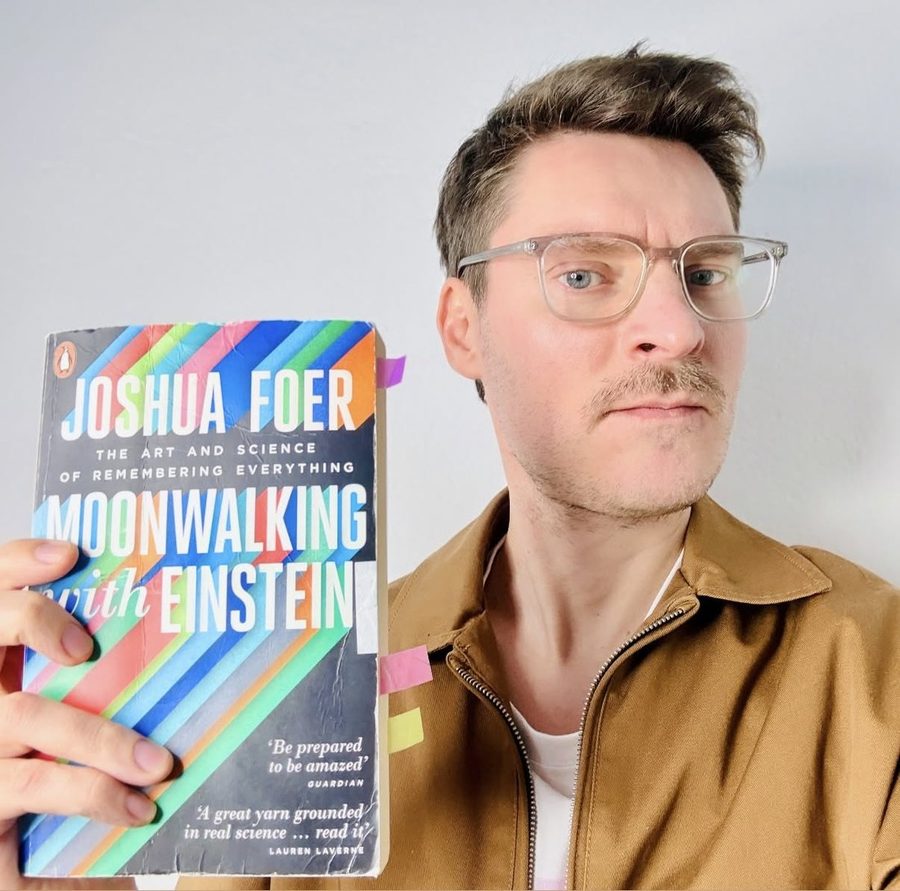 The copy of Joshua Foer's Moonwalking with Einstein this piece came out of.